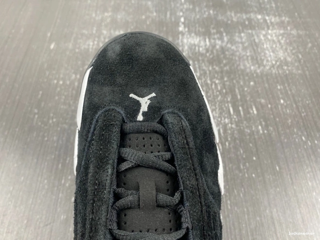 Rep LUCY 14 Air Black White University Jordan Red 487471-016 0809